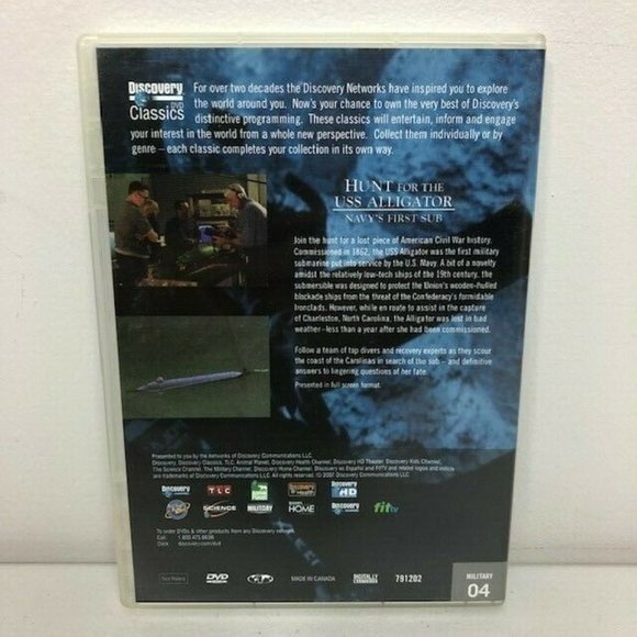 Discovery Hunt For The USS Alligator Navys First Sub DVD Region 1 Military - Picture 2 of 8